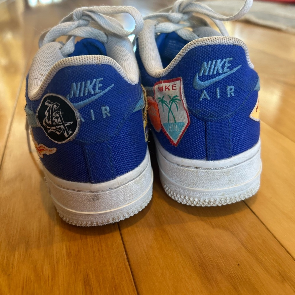 Nike Air Force 1 Low Patched Up Los Angeles GS DX2304-400 Youth Sneakers - Picture 5 of 13